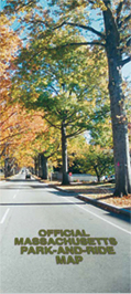 Front cover of Massachusetts Transportation Map